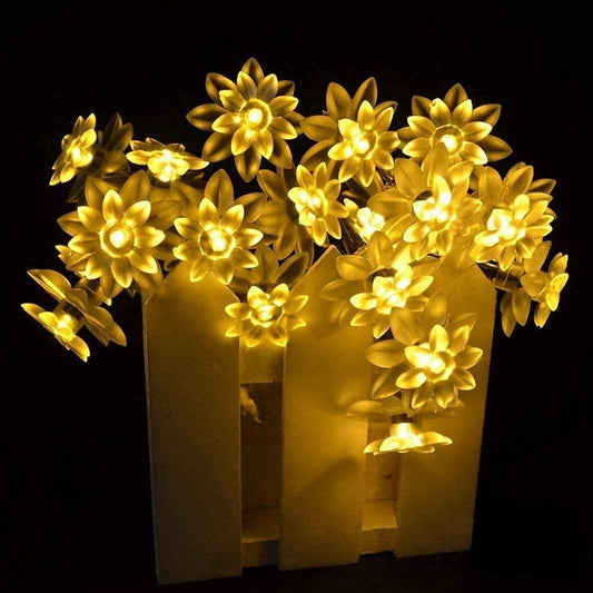 Lotus Flower - 16 Led Decoration Lights, 3 Meters