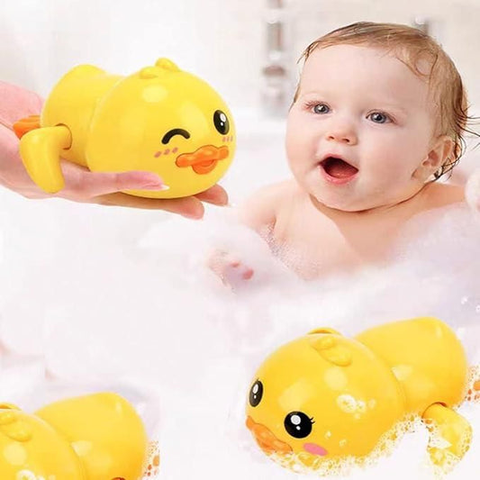 Kids Bath Toy Swimming Duck Wind Up Water Floating Duck Toy