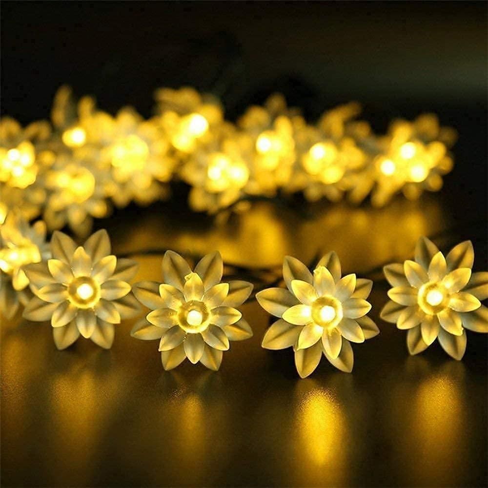 Lotus Flower - 16 Led Decoration Lights, 3 Meters