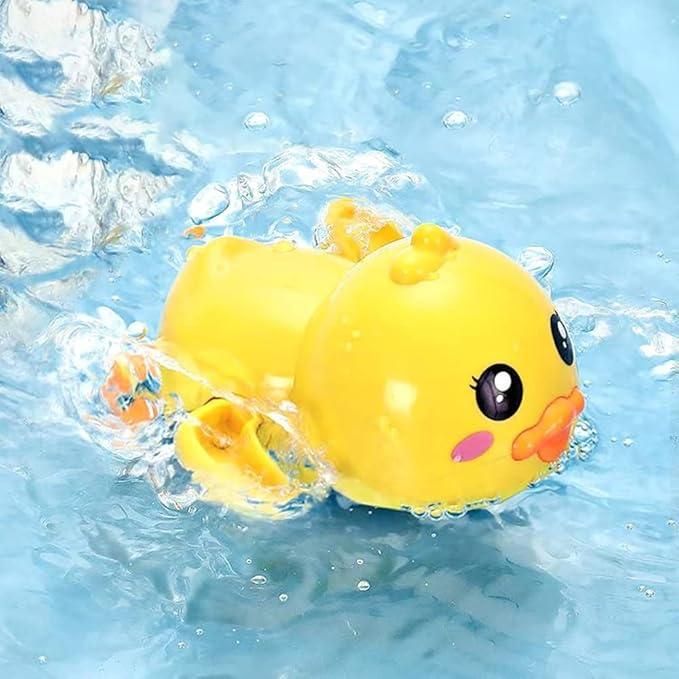 Kids Bath Toy Swimming Duck Wind Up Water Floating Duck Toy